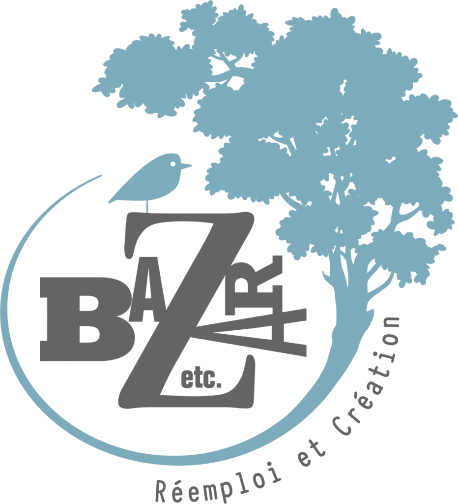 Logo bazar ressourcerie réemploi et création niort